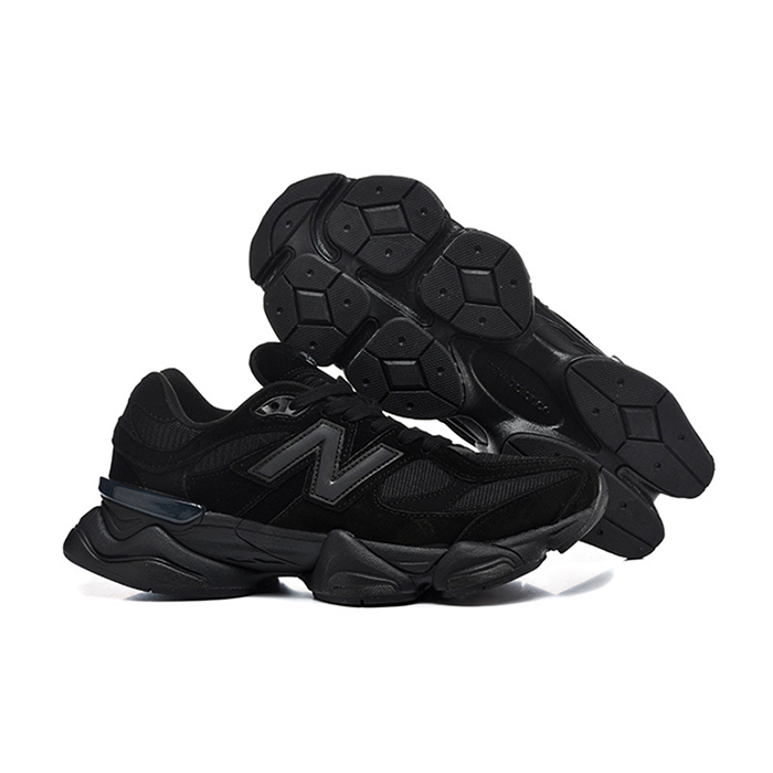 New Balance 9060 Running Shoes-All Balck-6111401