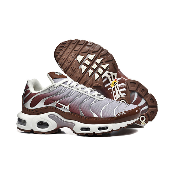 Air Max TN Plus Running Shoes-Brown/White-4125670