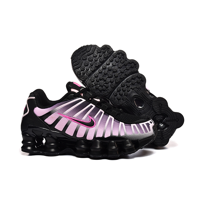 Air Max Shox TL Women Running Shoes-Black/Pink-3978836