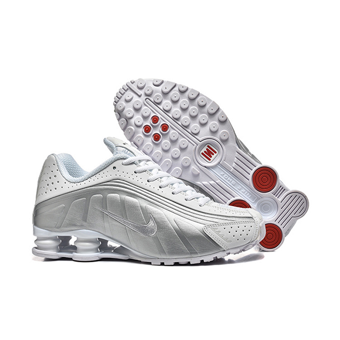 Air Max Shox TL Running Shoes-White/Silver-4616107