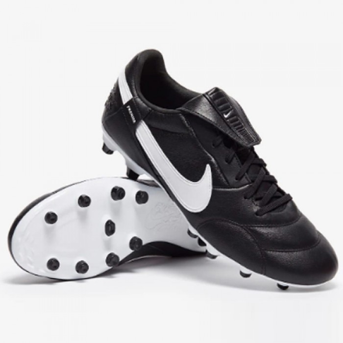 T90 FG Soccer Shoes-Black/White-2432833