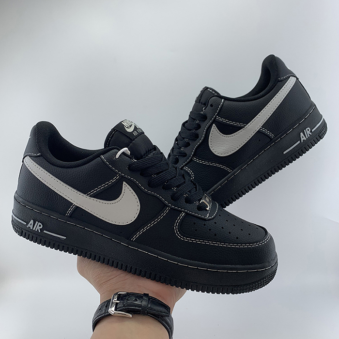 AIR FORCE 1‘07 Running Shoes-Black/Gray-9024314