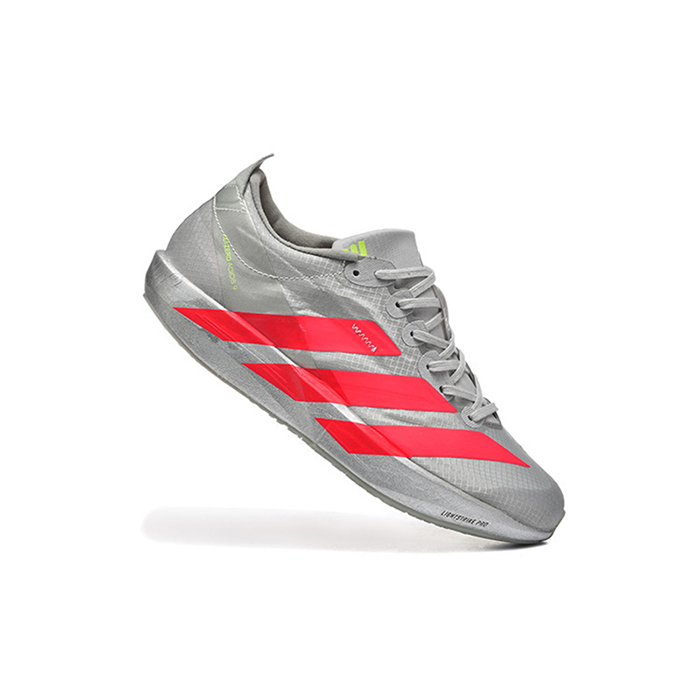 Adios 9 Running Shoes-Gray/Red-8688708