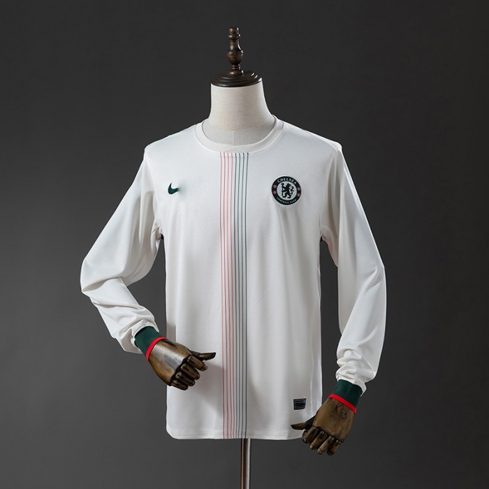 25/26 Chelsea Away White Jersey Version Long Sleeve-3242820