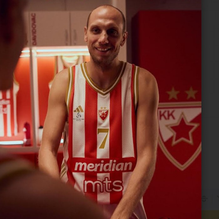 Crvena ZVEZDA Ognyan Dobric KK Red Star #7 Jersey-8354054