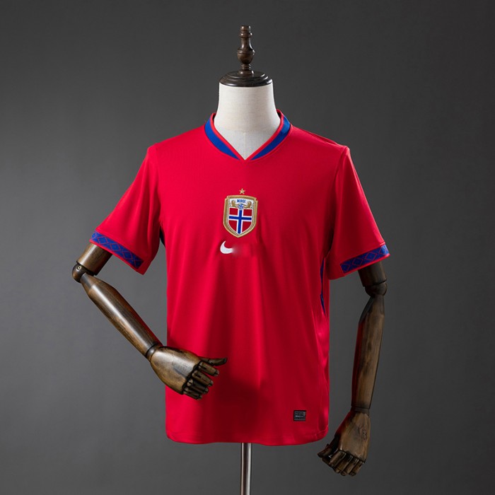 2026 World Cup Norway Home Red Jersey Version Short Sleeve-4862669