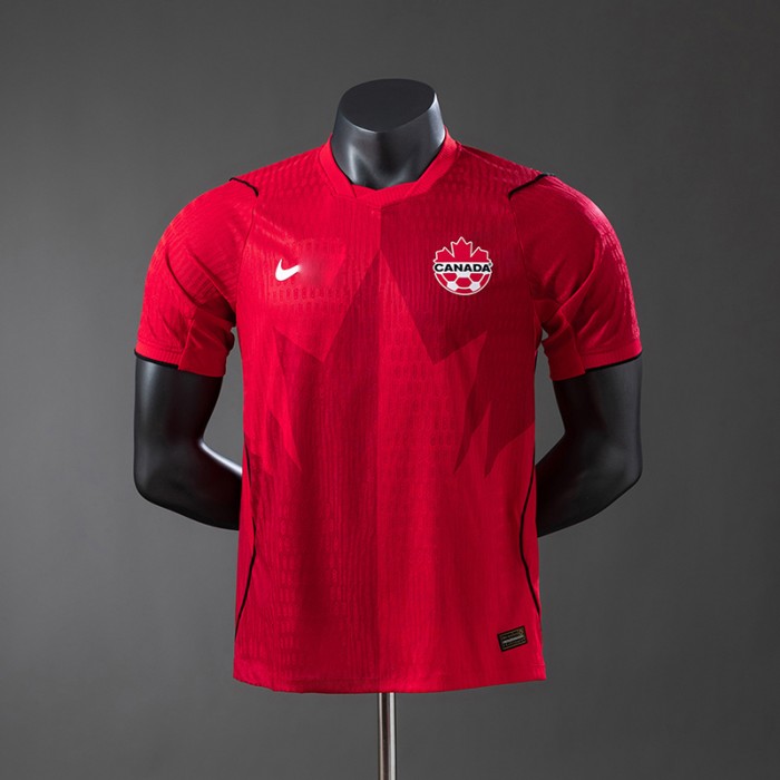2026 World Cup Canada Home Red Jersey Version Short Sleeve (Player Version)-5854829
