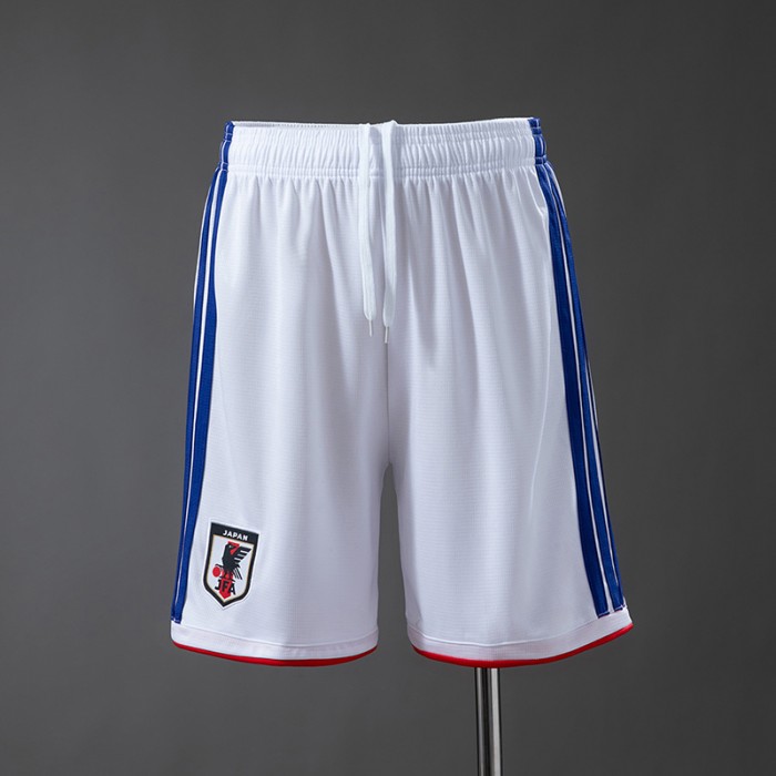 2026 World Cup Japan Home White Blue Shorts Jersey-4319896
