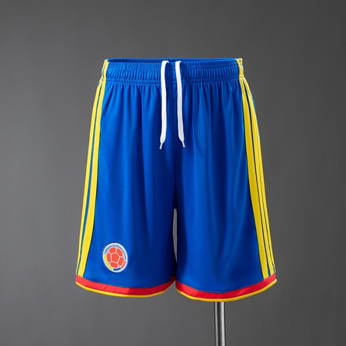 2026 World Cup Colombia Home Blue Shorts Jersey-4188134