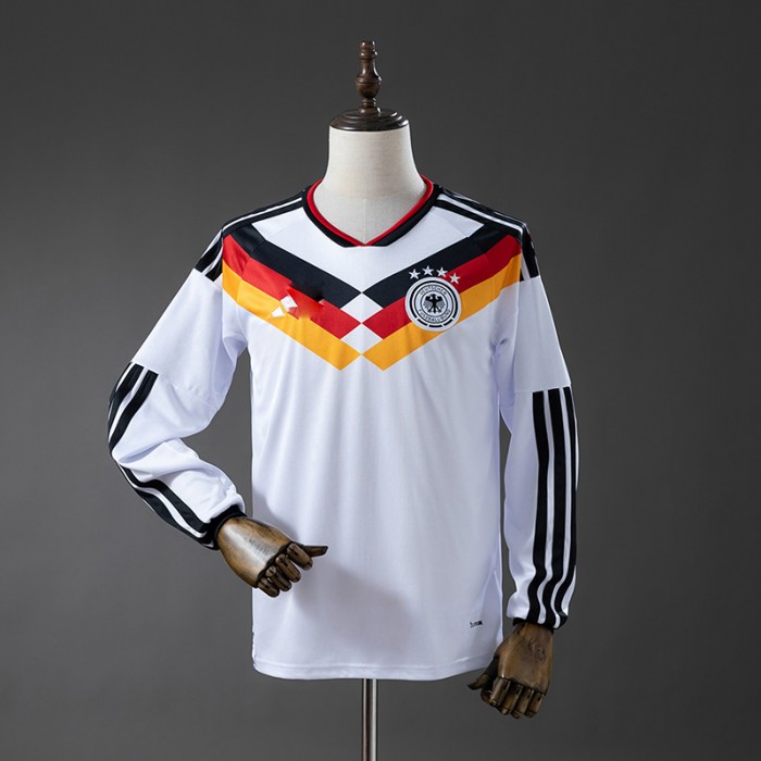 2026 World Cup Germany Home White Jersey Version Long Sleeve-8534179