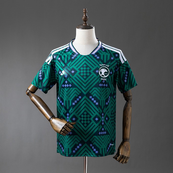 2026 World Cup Saudi Arabia Home Green Jersey Version Short Sleeve-1547032