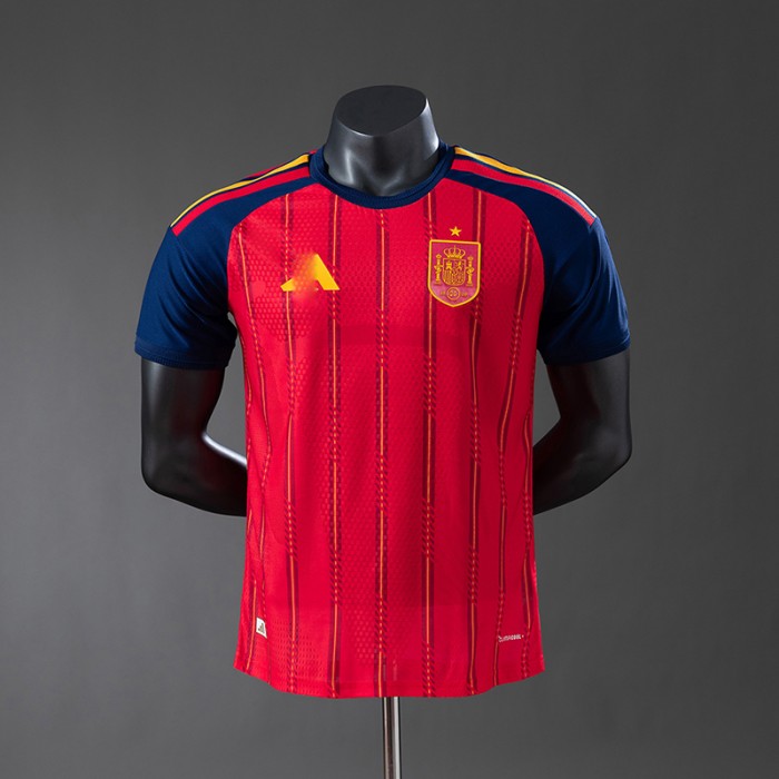2026 World Cup Spain Home Red Jersey Version Short Sleeve (Player Version)-4487706