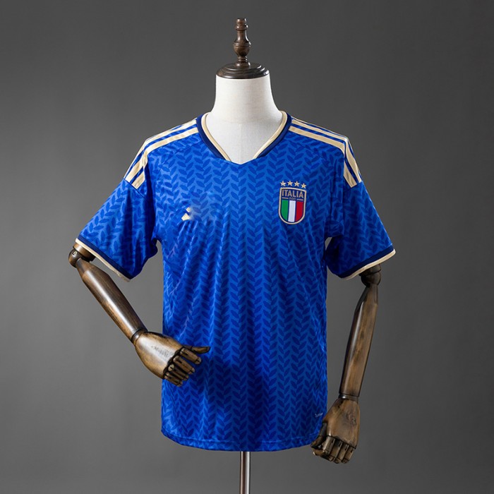 2026 World Cup Italy Home Blue Jersey Version Short Sleeve-9707460