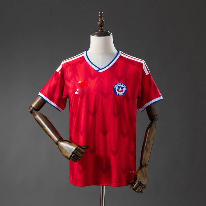 2026 World Cup Chile Home Red Jersey Version Short Sleeve-3715014