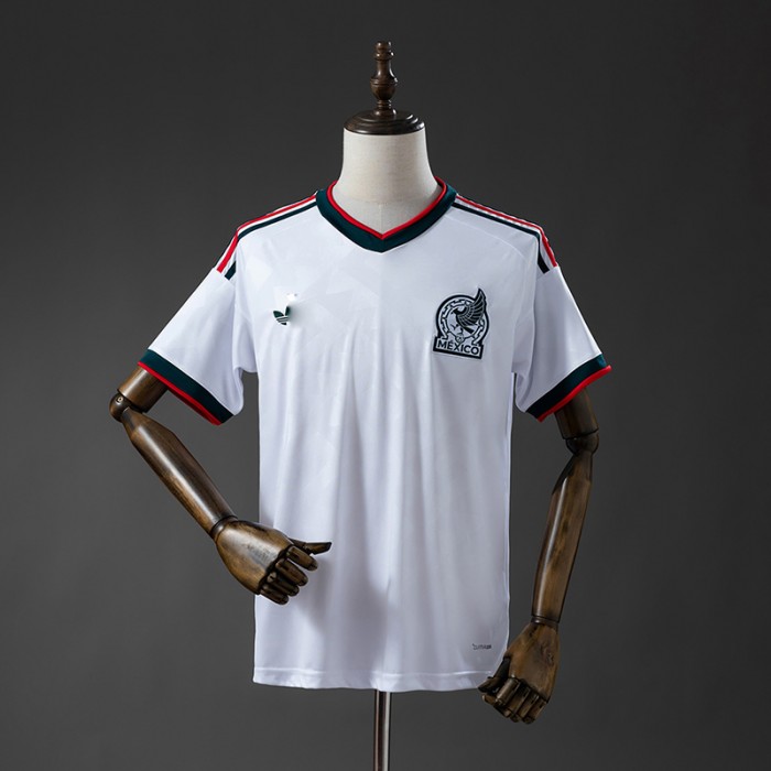 2026 World Cup Mexico Away White Jersey Version Short Sleeve-8743735
