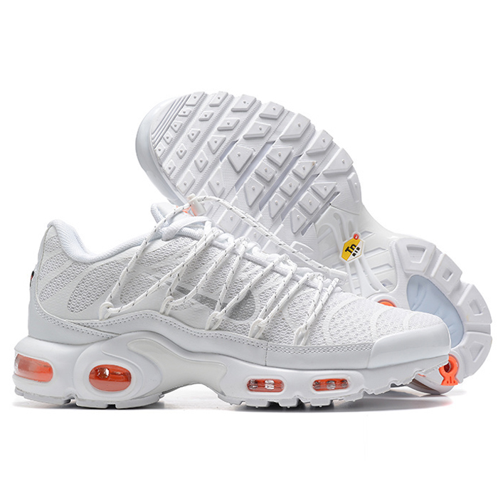 Air Max TN Plus Running Shoes-White/Gray-3416992