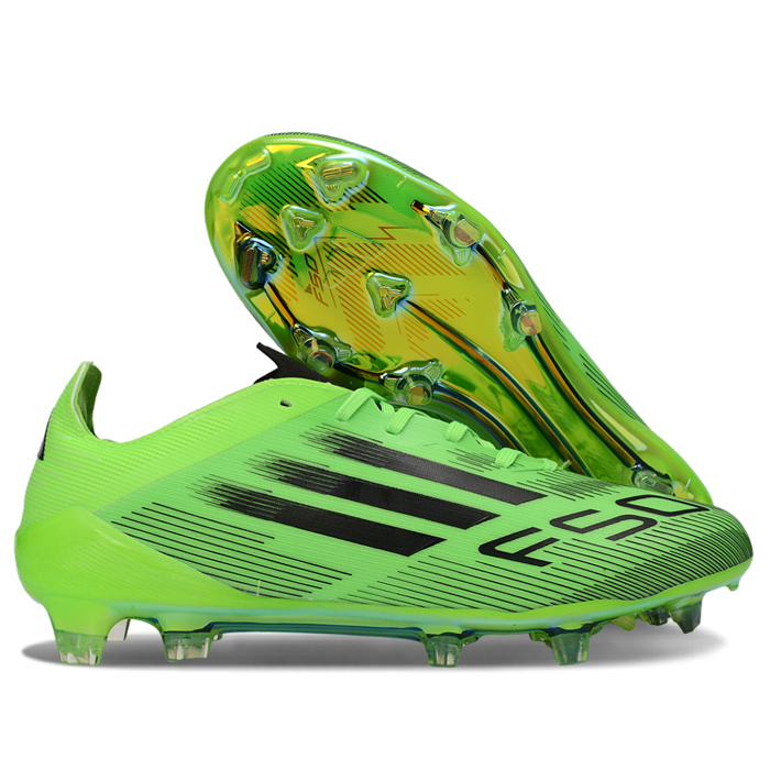 F50+ FG Soccer Shoes-Green/Black-6326354