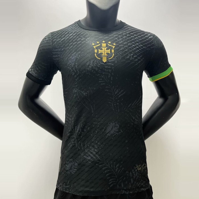 2026 Brazil Special Edition Black Jersey Version Short Sleeve (Player Version)-3766718