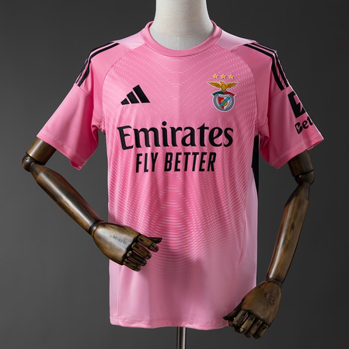 25/26 Benfica Special Edition Pink Jersey Version Short Sleeve-5788517