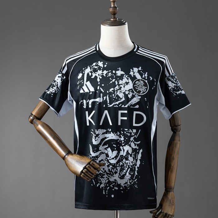 25/26 Nassr FC Black Jersey Kit Short Sleeve-307492