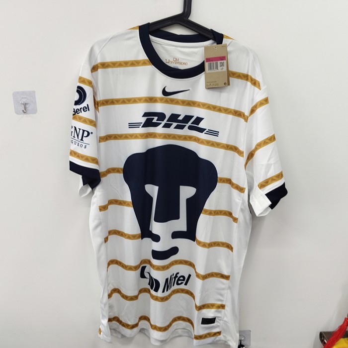 STOCK CLEARANCE [SIZE 3XL] UNAM Pumas Special Edition White Black Jersey Kit short sleeve-9929744