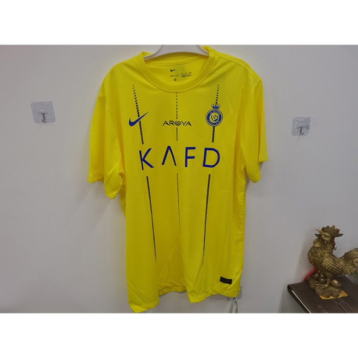 STOCK CLEARANCE [SIZE XXL] 23/24 Al-Nassr Home Yellow Jersey Version Short Sleeve-3420418