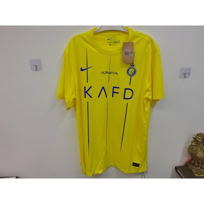 STOCK CLEARANCE [SIZE XXL] 23/24 Al-Nassr Home Yellow Jersey Version Short Sleeve-732540