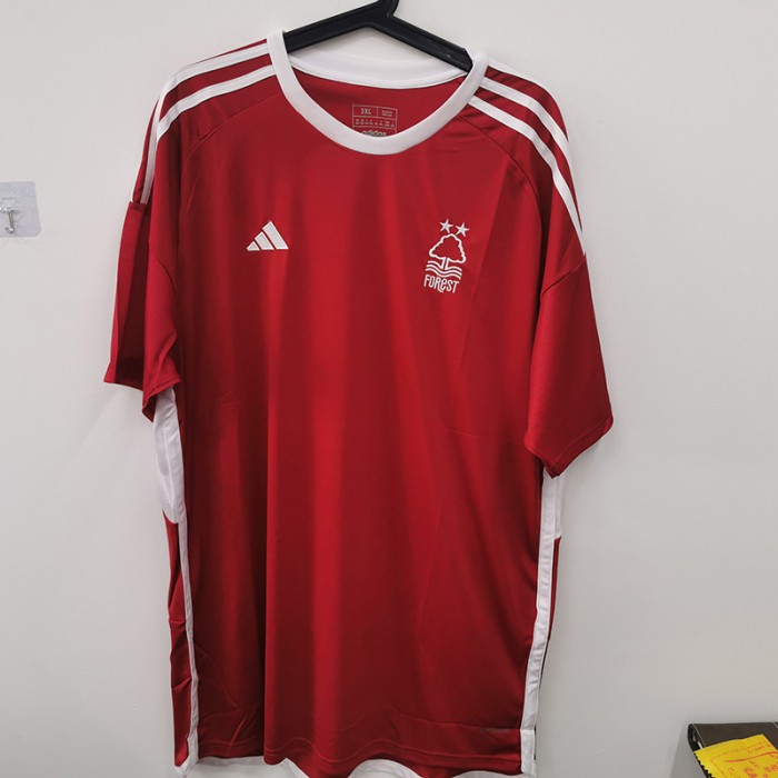 STOCK CLEARANCE [SIZE 3XL] 23/24 Nottingham Forest Home Red Jersey Kit short sleeve-9306518