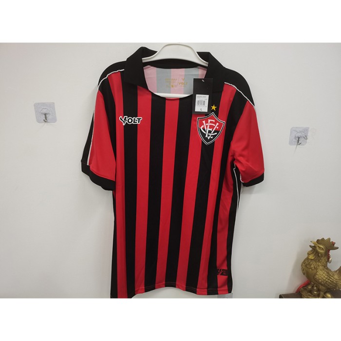 STOCK CLEARANCE [SIZE L] 25/26 Vitoria Home Red Black Jersey Version Short Sleeve-1216867
