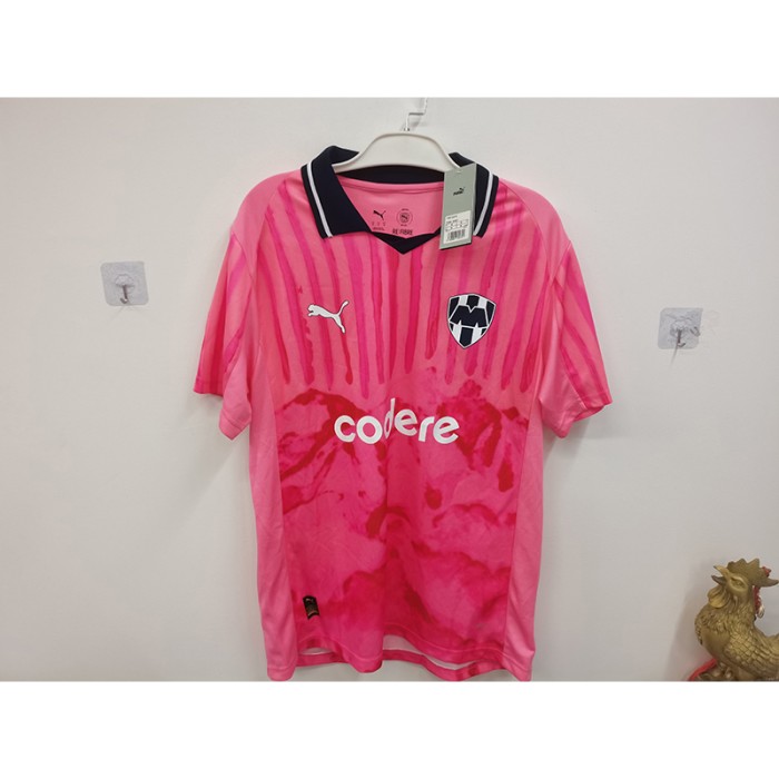 STOCK CLEARANCE [SIZE M] 2025 Monterrey Special Edition Pink Jersey Version Short Sleeve-7449355