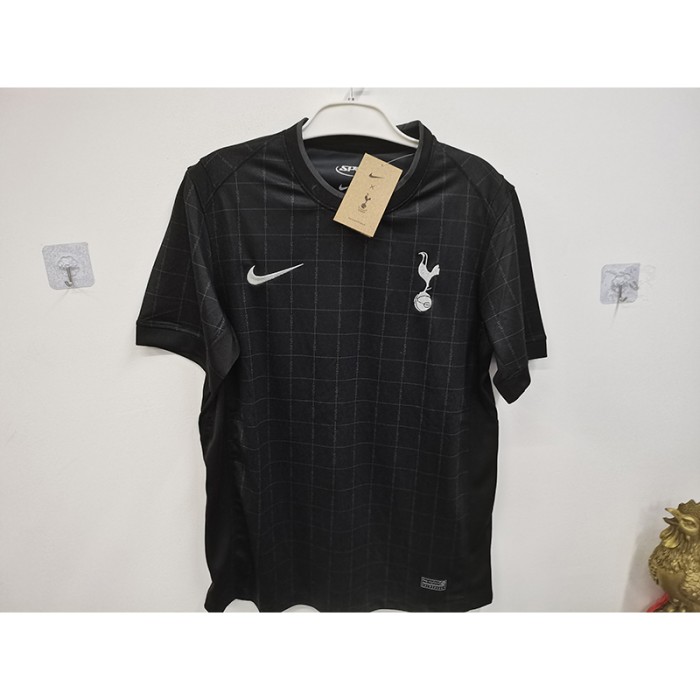 STOCK CLEARANCE [SIZE S] 25/26 Tottenham Hotspur Away Black Jersey Version Short Sleeve-4432558